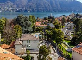 Hotel Ristorante La Vignetta Cernobbio，位于切尔诺比奥的海滩酒店