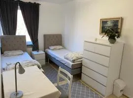 Nära till allt, i delad lägenhet