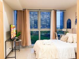 Stylish BGC Condo by Grand Hyatt #upt16k，位于马尼拉的酒店