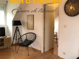 Duplex lumineux avec parking et Wi-Fi offert