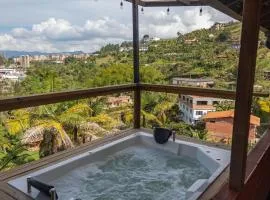 EDYMA Cabaña con JACUZZI