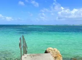 T2 vue mer avec accès direct lagon et 5 min plage