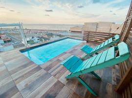 Alberca privada, vista al mar, frente playa foro boca，位于博卡德尔里奥的酒店