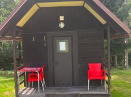 Kemp a Loděnice Podolsko - Chatka pro 3 osoby，位于Podolí的酒店