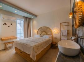 Delfini Pearl Stegna Beach，位于阿彻奇洛斯的酒店