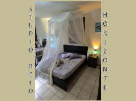 Studio BELO HORIZONTE, Grande terrasse avec vue sur les Pitons，位于勒罗贝尔的酒店