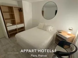 Appart'hotel61 OFFRE D'OUVERTURE Au pied de tous commerces & commodités ainsi que marché mercredi & samedi