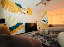 Lake View 110sqm in/outdoor living entire apartment with 2 bedrooms，位于赖兴瑙的自助式住宿