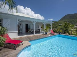 Villa An ti kwen paradi 3 chambres avec piscine et vue mer，位于莱昂斯-达赫雷的酒店