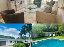 Family Home-Heat Pool-Near Beach，位于Lighthouse Point的酒店