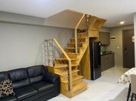 Apartemen 69m 2 Kamar Tidur dan 2 Kamar Mandi Pemandangan Kota，位于棉兰的酒店