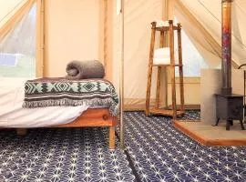Tinker the Bell Tent at Pentref Luxury Camping