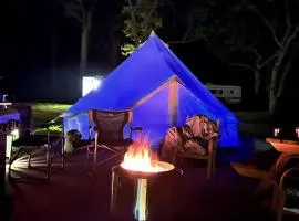 Romantic Quaint Bell Tent Perfect for a Secluded Couple Escape in Saint Croix Falls, Wisconsin