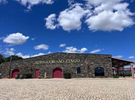 Tranca da Barriga - Casa do Vinho by Quinta De S&atilde;o Tiago，位于科维良的带停车场的酒店