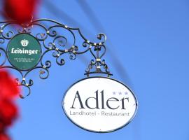 Landhotel Adler，位于德根豪塞尔塔尔的酒店