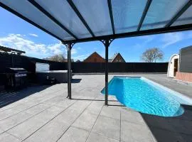 Ferienwohnung Neubörger mit Wellness