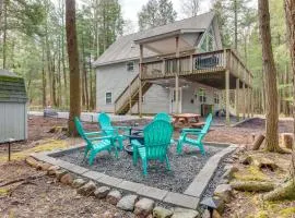 Lakefront Poconos Cabin with Deck and Game Room