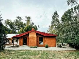 Romantic Escapes at this Riverside Cottage Rental on the Pecos River, New Mexico