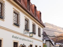 Gasthof zum Goldenen Hirschen，位于Ybbsitz的酒店