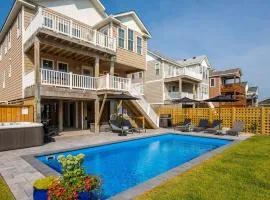 Fantabulous Nags Head Home with Pool & Hot Tub, Firepit and Steps to beach
