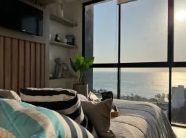 Apartasuite luxury con vista al mar a pasos de la playa del Rodadero