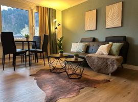 Zentrales 2,5-Zimmer Apartment mit mega Bergblick，位于英格堡的酒店