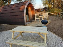Bowdens Crest Glamping Pods -Adults Only，位于Aller的酒店