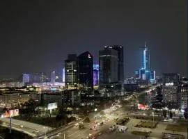 NRG U tower with view to tash city