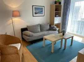 Morgenröte an der See