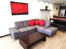 Luxury suite with a private office