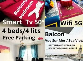 Luxury Seafront Apartment in Agadir Vue Mer Taghazout Surf & Ocean View your Home place