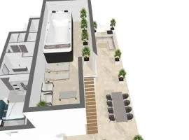 CS Skyline rooftop spa de nage