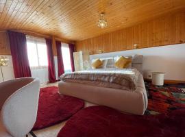 Suite Henri Matisse - lit king size et sdb privative，位于Ollon的酒店
