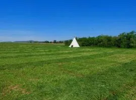 Tipi en pleine nature
