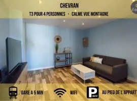 Le Chevran - appart 2 chambres - proche gare