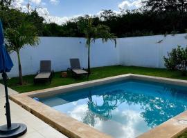 Residencia de descanso con ALBERCA PRIVADA，位于Cholul的酒店