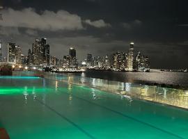 Skyline Seaview Suite Infinity Pool Rooftop，位于巴拿马城的酒店