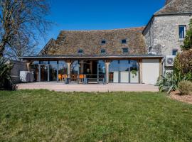 Ferme de Brunel- Gîte à la campagne - 13 pers - 1 heure de Paris，位于Gressey的酒店