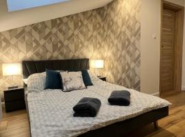 NEW Apartament BLACK Warszawa Parking FREE，位于Wola Mrokowska的酒店