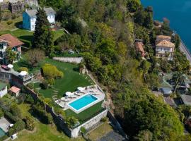 Charming villa Il Motto with pool，位于韦尔巴尼亚的酒店