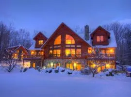 Most Luxury 7000 Sq ft Log Estate with Pool Hot Tub Sauna