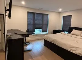 Modern bedroom in Weymouth with private bath