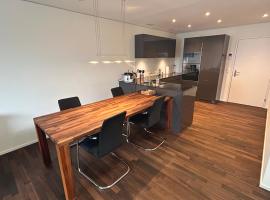 Swiss Horizon - Moderne Businesswohnung, chic & zentral，位于Wollerau的自助式住宿
