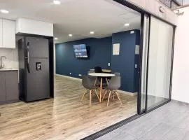 Terraza privada en Laureles con Aire acondicionado