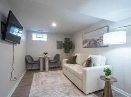 A Charming Modern Chic Basement Apartment