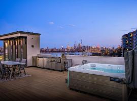 4BR Townhome with NYC Views，位于北卑尔根的酒店