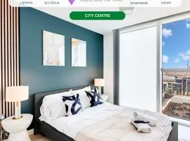 Stunning Apartment - City Centre - Secure Parking, Self-Check-In, Fast WiFi and Smart TVs by Yoko Property