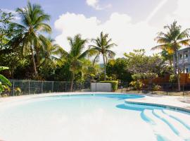 Kazamwen, maison à Orient bay 2 chambres, piscine résidence et plage à 2 minutes，位于东方湾的酒店