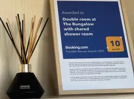 Double room at The Bungalow with shared shower room
