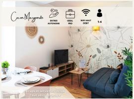 Cocon Marguerite - Appartement cosy - Idéal pro et cyclistes，位于马耶讷的酒店